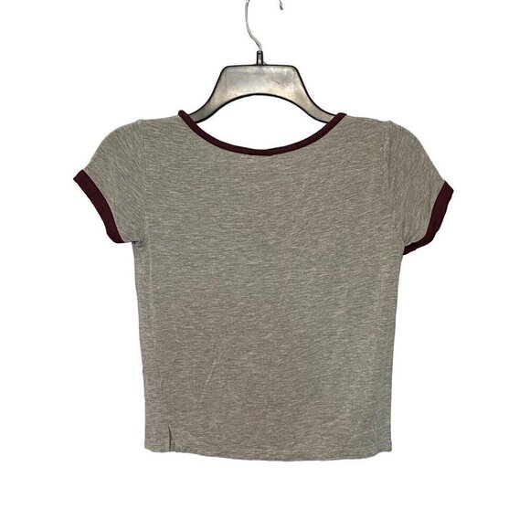 Empyre Vintage 2 Pc Crop Tops Gray and Striped Women’s Size Medium - Picture 3 of 12